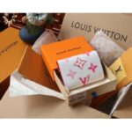 Louis Vuitton Unisex Victorine Wallet Pink Monogram Coated Canvas Bill Pocket - immagine 6