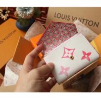 Louis Vuitton Unisex Victorine Wallet Pink Monogram Coated Canvas Bill Pocket (1)