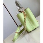 Louis Vuitton Women Capucines Mini Green Taurillon Cowhide Leather Gold-Color Hardware - immagine 6