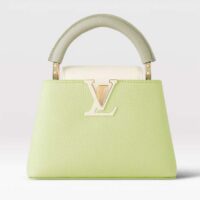 Louis Vuitton Women Capucines Mini Green Taurillon Cowhide Leather Gold-Color Hardware (10)