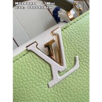 Louis Vuitton Women Capucines Mini Green Taurillon Cowhide Leather Gold-Color Hardware (10)