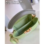 Louis Vuitton Women Capucines Mini Green Taurillon Cowhide Leather Gold-Color Hardware - immagine 8