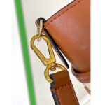 Louis Vuitton Women LV On My Side MM Tan Canvas Smooth Cowhide Leather - Imagen 8