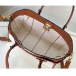 Louis Vuitton Women LV On My Side MM Tan Canvas Smooth Cowhide Leather - Imagen 6