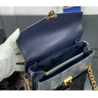 Louis Vuitton Women LV Pochette Métis East West Handbag Blue Monoglam Coated Canvas (11)