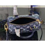 Louis Vuitton Women LV Speedy Bandouliere 20 Handbag Blue Monoglam Coated Canvas - Bild 7