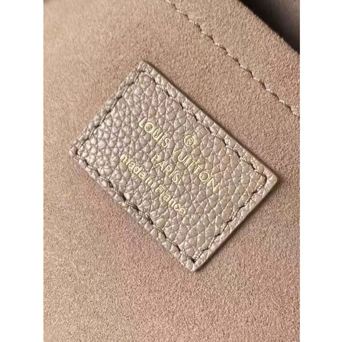 Louis Vuitton Women LV Speedy Bandouliere 20 Handbag Gray Beige Monogram Empreinte Embossed Cowhide (5)