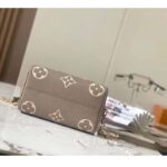 Louis Vuitton Women LV Speedy Bandouliere 20 Handbag Gray Beige Monogram Empreinte Embossed Cowhide – Bild 6