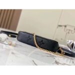 Louis Vuitton Women LV Wallet On Chain Ivy Black Monogram Embossed Supple Grained Cowhide Leather M82154 - immagine 8