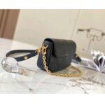 Louis Vuitton Women LV Wallet On Chain Ivy Black Monogram Embossed Supple Grained Cowhide Leather M82154 - immagine 5
