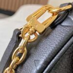 Louis Vuitton Women LV Wallet On Chain Ivy Black Monogram Embossed Supple Grained Cowhide Leather M82154 - immagine 10