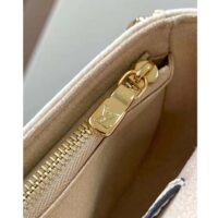 Louis Vuitton Women LV Wallet On Chain Ivy Cream Monogram Embossed Supple Grained Cowhide Leather (1)