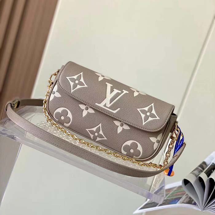 Louis Vuitton Women LV Wallet On Chain Ivy Monogram Empreinte Embossed Supple Grained Cowhide Leather (2)