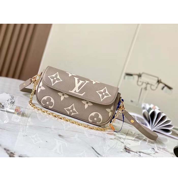 Louis Vuitton Women LV Wallet On Chain Ivy Monogram Empreinte Embossed Supple Grained Cowhide Leather (3)
