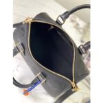 Louis Vuitton Women Speedy Bandoulière 25 Handbag Black Embossed Supple Grained Cowhide Leather – Bild 7