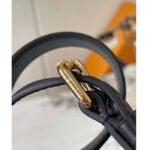 Louis Vuitton Women Speedy Bandoulière 25 Handbag Black Embossed Supple Grained Cowhide Leather – Bild 10