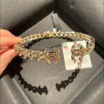 Chanel Women CC Necklace Metal Gold Ruthenium - immagine 8