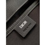 Dior CD Unisex Maxi Gallop Backpack Black Grained Calfskin Rigid Top Handle – Image 10