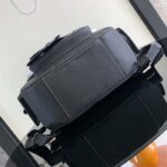 Dior CD Unisex Maxi Gallop Backpack Black Grained Calfskin Rigid Top Handle – Image 5