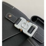 Dior CD Unisex Maxi Gallop Backpack Black Grained Calfskin Rigid Top Handle – Image 8