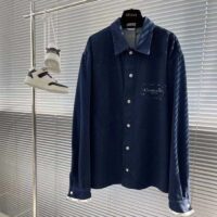 Dior Men CD Dior Duncan Grant Charleston Overshirt Raw Blue Cotton Twill (8)