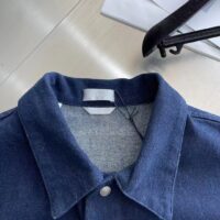 Dior Men CD Dior Duncan Grant Charleston Overshirt Raw Blue Cotton Twill (8)