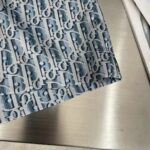 Dior Men CD Dior Oblique Bermuda Shorts Blue Striped Silk Twill - immagine 8