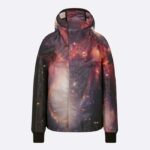 Dior Uomo CD Blouson con cappuccio multicolore in tessuto tecnico all-over Astral