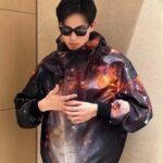 Dior Men CD Hooded Blouson Multicolor Technical Fabric All-Over Astral - immagine 12