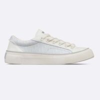 Dior Unisex CD B33 Sneaker White Smooth Calfskin Dior Oblique Jacquard (8)