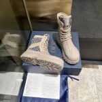 Dior Unisex CD Dior Garden Lace-Up Boot Beige Black Oblique Jacquard Brown Rubber - Bild 3