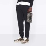 Dior Unisex CD Dior Lingot Toiletry Case Beige Black Oblique Jacquard Grained Calfskin - Bild 11