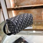 Dior Unisex CD Dior Lingot Toiletry Case Beige Black Oblique Jacquard Grained Calfskin - Bild 6