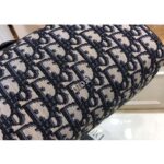 Dior Unisex CD Dior Lingot Toiletry Case Beige Black Oblique Jacquard Grained Calfskin - Bild 7