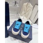 Dior Unisex CD Dior Tears B33 Sneaker Blue Multicolor Mohair Navy Blue Suede - immagine 3