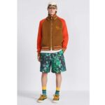 Dior Unisex CD Dior Tears B33 Sneaker Yellow Multicolor Mohair Brown Suede - Image 11