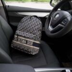 Dior Unisex CD DiorTravel Backpack Blue Dior Oblique Jacquard – Image 3