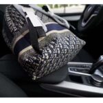 Dior Unisex CD DiorTravel Backpack Blue Dior Oblique Jacquard – Image 5