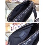 Dior Unisex CD Saddle Triple Pouch Beige Black Dior Oblique Jacquard - Bild 10