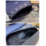 Dior Unisex CD Safari Bag Strap Navy Blue CD Diamond Canvas - Image 10