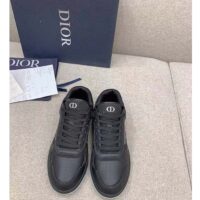 Dior Unisex Shoes B27 Low-Top Sneaker Black Dior Oblique Galaxy Leather Smooth Calfskin Suede (8)