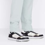 Dior Unisex Shoes B27 Low-Top Sneaker Black White Beige Smooth Calfskin White Oblique Galaxy Leather - Image 7