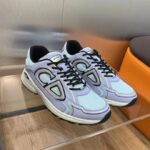 Dior Unisex Shoes CD B30 Sneaker Blue Mesh Technical Fabric - Imagen 5