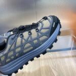 Dior Unisex Shoes CD B31 Runner Sneaker Brown Technical Mesh Deep Gray Rubber Warped Cannage - Image 10