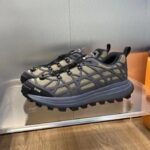 Dior Unisex Shoes CD B31 Runner Sneaker Brown Technical Mesh Deep Gray Rubber Warped Cannage - Image 6