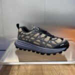 Dior Unisex Shoes CD B31 Runner Sneaker Brown Technical Mesh Deep Gray Rubber Warped Cannage - Image 2