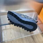 Dior Unisex Shoes CD B31 Runner Sneaker Brown Technical Mesh Deep Gray Rubber Warped Cannage - Image 8