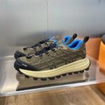 Dior Unisex Shoes CD B31 Runner Sneaker Brown Technical Mesh Khaki Rubber Warped Cannage - Image 5