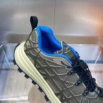 Dior Unisex Shoes CD B31 Runner Sneaker Brown Technical Mesh Khaki Rubber Warped Cannage - Image 9