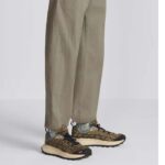 Dior Unisex Shoes CD B31 Runner Sneaker Brown Technical Mesh Khaki Rubber Warped Cannage - Image 11